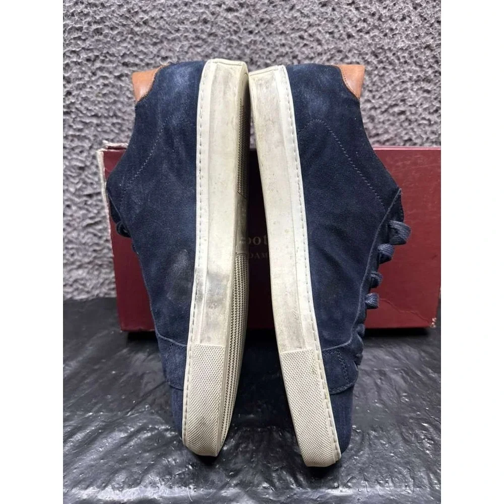 To Boot New York Derrick Suede Handmade‎ Sneakers Navy Blue Mens Size 12 US
